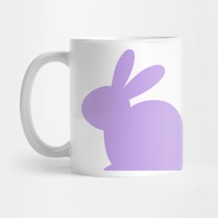 Pastel purple solid rabbit Mug